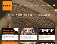 Tablet Screenshot of namm.it