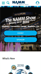 Mobile Screenshot of namm.org